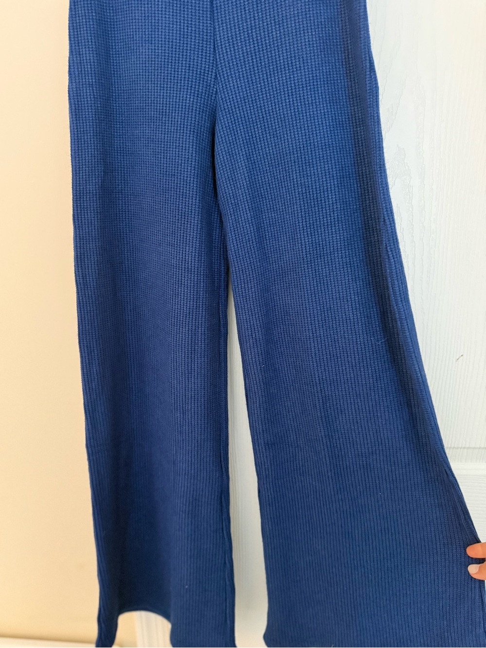Zenana Wide-Leg Ribbed Knit Pants - NWOT